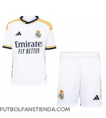 Real Madrid Primera Equipación Niños 2023-24 Manga Corta (+ Pantalones cortos)